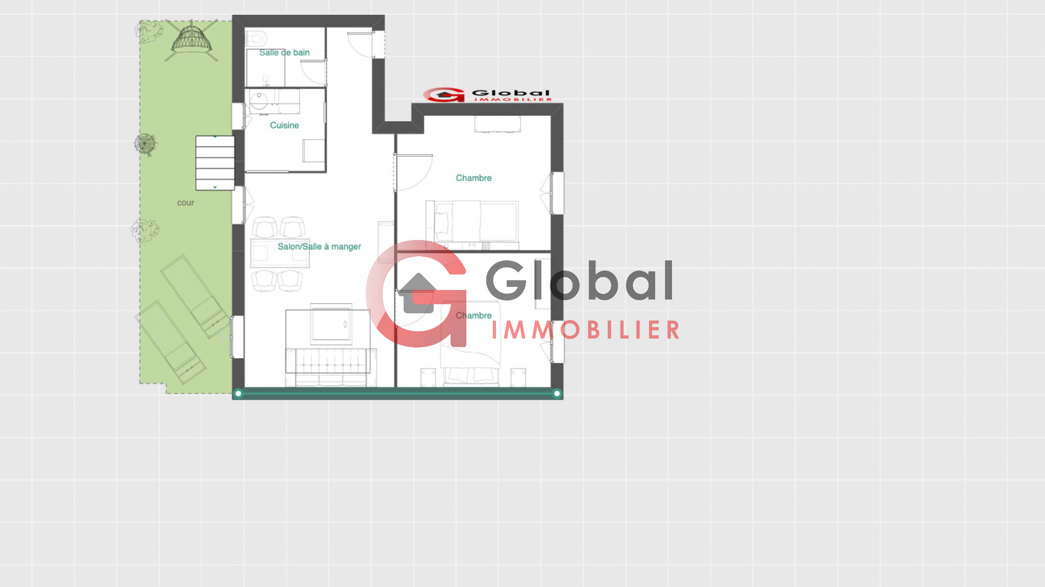 Vente Appartement 54m² 3 Pièces à Toulon (83100) - Global Immobilier